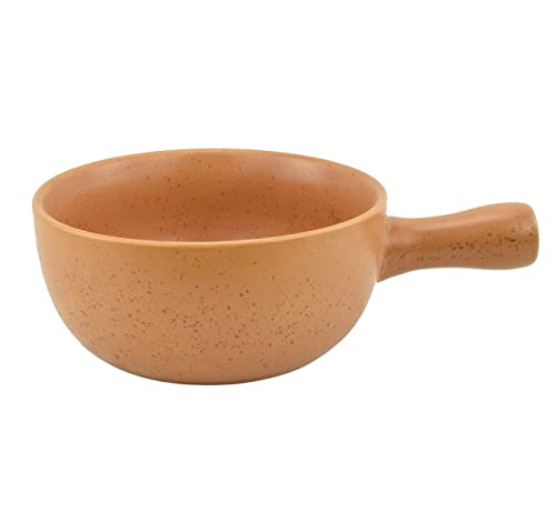 HASAYAKI Feuerfeste Keramik-Käse-Fondue-Pfanne gelb 22 5cm Durchmesser.2 5 l Fassungsvermögen.Wärmebeständigkeit des natürlichen Materials bis 400 Grad Celsius