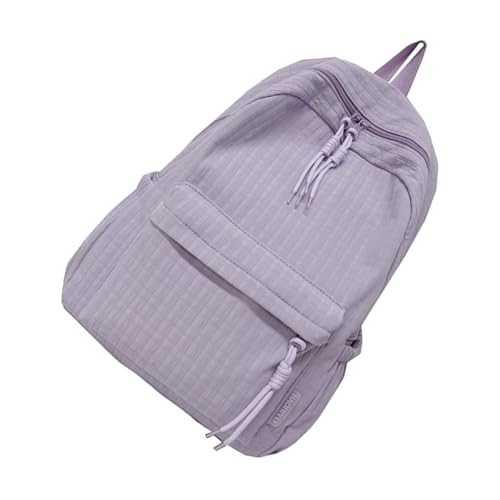Mochila de gran capacidad multicolor estilo casual para escuela y portátil