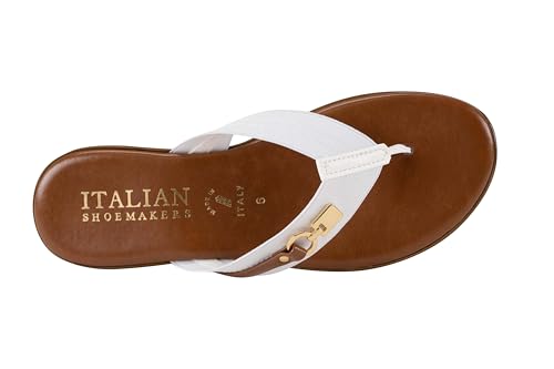 Image of ITALIAN Shoemakers Vale Low Wedge Thong Comfort Sandal for Women