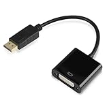 brileze DisplayPort to DVI Gold-Plated DP to DVI Adapter Male to Female 24+5 Cable Converter Support 1920x1080@60hz Full HD for Lenovo Dell HP and Other Brand High Definition Monitor Projector HDTV - Image 1