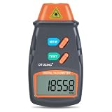 Contagiri digitale, laser senza contatto, contagiri foto/contagiri RPM con ampio schermo LCD, gamma 2,5-99999 giri/min per motori, motori, cinture, ventilatori, uso industriale e automobilistico