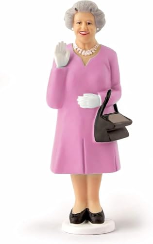Kikkerland Figur winkenden Königin (Queen), solarbetriebene sortierte Farbe (1 Artikel)