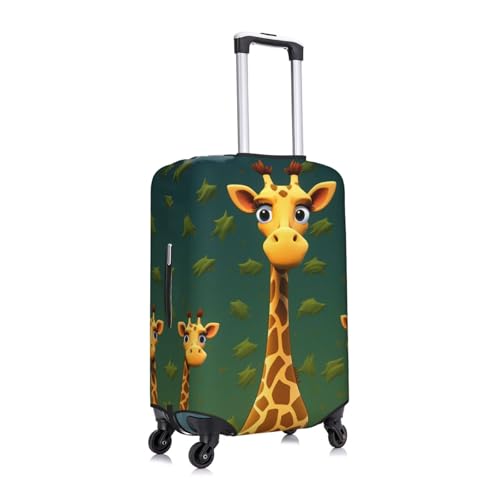 Travel Luggage Cover Cartoon Giraffe Suitcase Cover Protector Elastic Luggage Protector Anti-Scratch Travel Baggage Covers Waterproof Suitcase Sleeve Fits 18-32 Inch Suitcases Small3