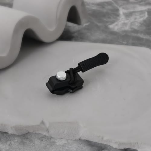 LT Easiyl 15 peças de substituição removível com zíper cabeça de zíper antiderrapante cabeça de zípe