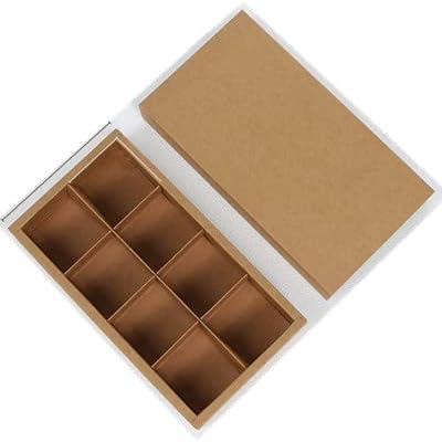 5Pcs Mooncake Boxes Craft Paper Cookies Egg Yolk Crisp Cake Box Packaging Baking Gift Paper Box Christmas Wedding Party Favor (A)