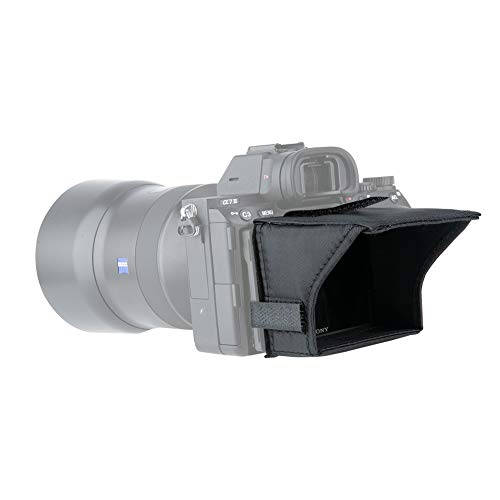 NICEYRIG Pare-soleil pliable avec écran LCD pour appareils photo Sony A7 A7II A7III A9