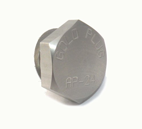 24Mm Stainless Steel Magnetic Drain Plug Ap-24 - Made In Montana, Usa #TOP1