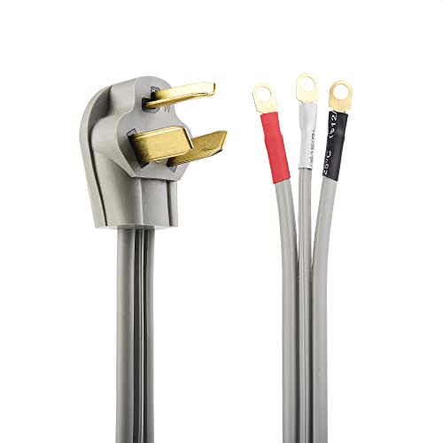 image for Cable Matters 10 AWG 3 Prong Dryer Cord 6 ft, 30 Amp 7500W Rated, NEMA