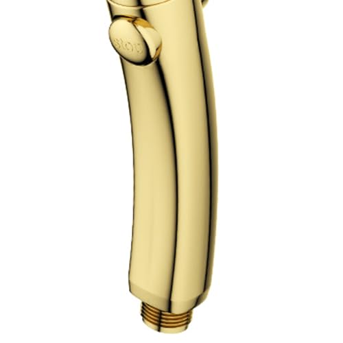 Cabezal de Ducha de Mano con Manguera, 3 Modos, Diseño Moderno Dorado miniatura 6