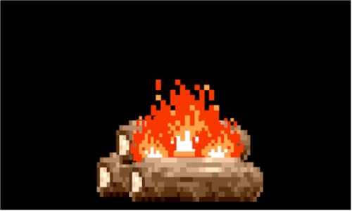 8-bit Fireplace