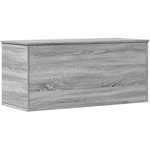 vidaXL Grey Sonoma Engineered Wood Storage Box Cover