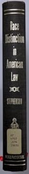 Hardcover Race distinctions in American law Book