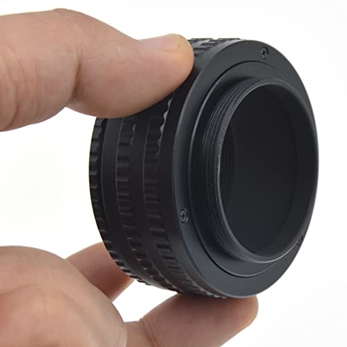 Adaptador helicoidal macro M42 a M42 con enfoque ajustable de 25 a 55 mm 2