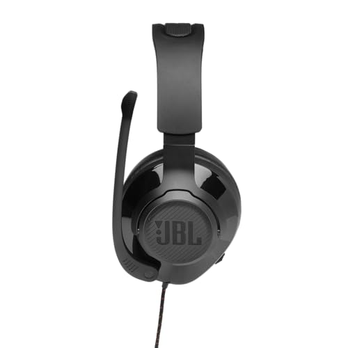 JBL Quantum 200 - Wired over-ear gaming headset with Voice focus directional flip-up mic and memory foam ear cushions (Black) - image 7