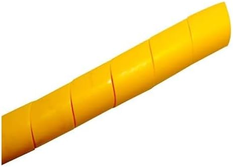 Kable Kontrol Cyclone Heavy Duty Hydraulic Hose Spiral wrap - 5/8" Diameter - Black - 66 feet Long | Abrasion Resistant | HDPE Construction | Protects Hose-Lines
