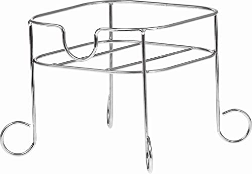 DRULINE Soporte Estación para Dispensador de Bebidas Pie Metal Plata/Negro 4/5/8 litros - 8 L 20x20 cm Silber Cover