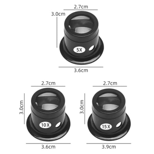 Lupa monocular de 5x a 30x para inspeccion de circuitos y lectura pequeña 7