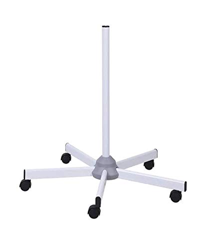 Soporte pie de lampara Lupa de 5 Brazos. Metalico con Ruedas. Gran Estabilidad