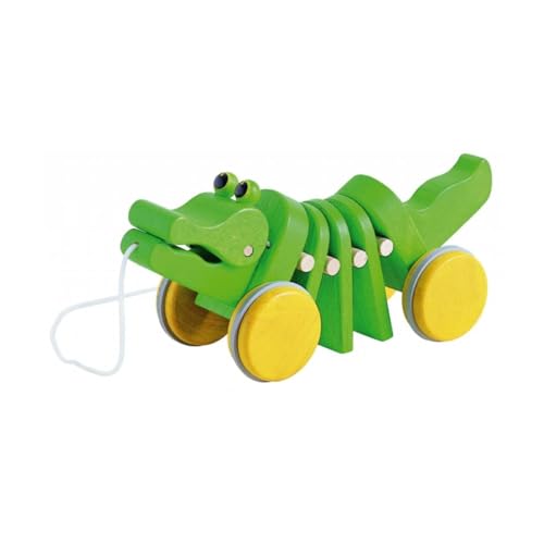 Plan Toys jouet à tirer alligator articulé qui ondule et claque
