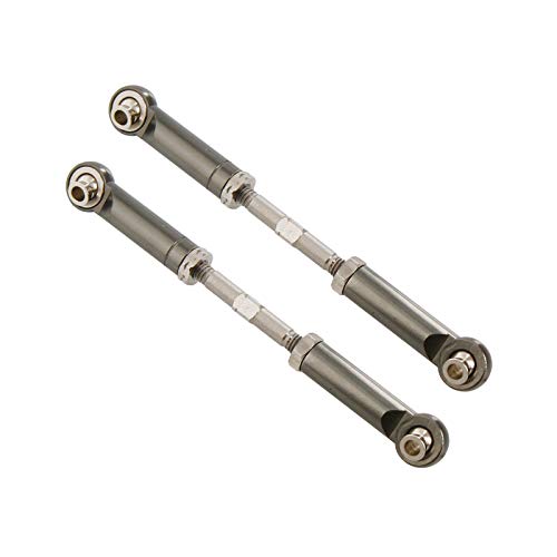 Atomik RC Rustler 4X4 Front Upper Linkage, Gun Metal - Replaces 3643 - Compatible with Traxxas