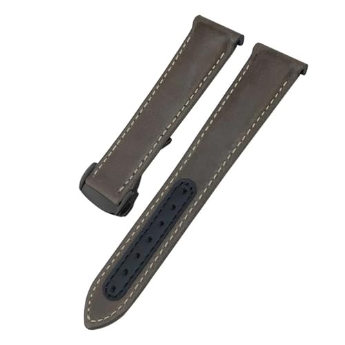 [-ł] 19mm 20mm 21mm ݂̂鋍vJ[tXL{vEHb`oh IK V[}X^[ 300 ANAe Xs[h}X^[ [EHb`XgbvΉ(Brown black round,20mm)