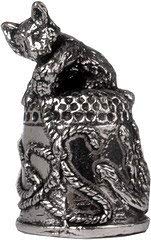 Wentworth Pewter - Cat Pewter Thimble - H:35mm / Dia:20mm