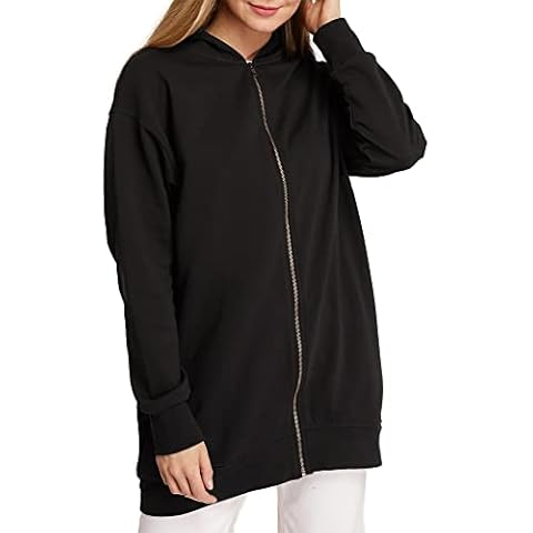 oodji Ultra Mujer Sudadera Oversize de Algodón Cover