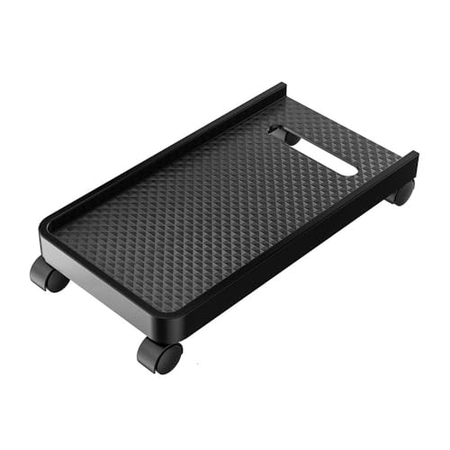 Soporte móvil para CPU, base con ruedas y frenos para torre de PC de oficina en casa
