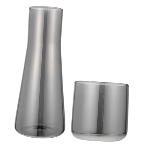 Cabilock 1 Set Capacity Cold Water Kettle Thickened Carafe with Cup Elegant Household Beverage Dispenser for Parties Bbqs and Picnics and Design