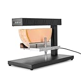Boska Raclette Demi – Appareil à raclette électrique pour demi-meules – Système professionnel avec mécanisme rotatif, câble de 2 m, compatible lave-vaisselle – Noir