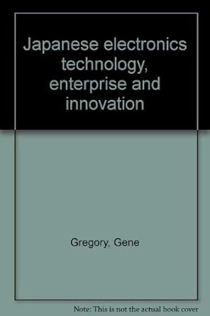 Japanese electronics technology, enterprise and innovation