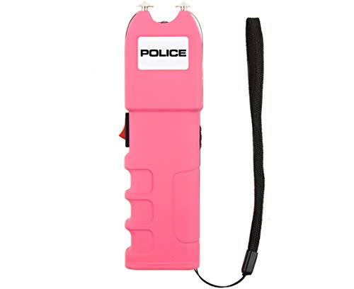 Police Stun Gun 928 - 59 Billion Heavy Duty Rechargeable With Led Flashlight, Pink #TOP1