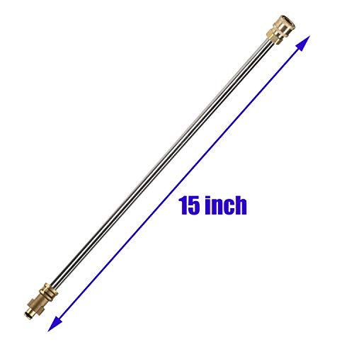 Tool Daily Pressure Washer Replacement Wand, Compatible Ryobi, Harbor Freight, Portland, 15 Inch