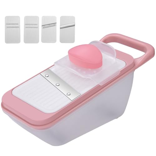 ifundom Cortadora de Verduras Multifuncional de Acero Inoxidable para Cortar Frutas y Verduras en Casa, Adecuado para Uso en Cocina y Preparación Rápida