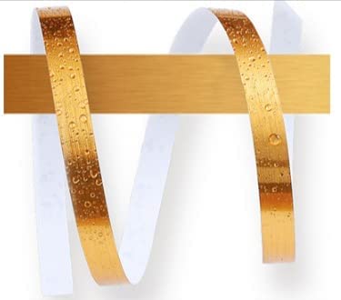 Glenoxzone Home Tile Sticker | Waterproof Gap Sealing Tape | 1 cm x 50 M Adhesive Tile Decoration Tape for Walls, Floors & Backsplash, Golden (B09YRV7BPM) Amazon Price History, Amazon Price Tracker