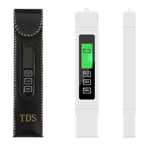2026 All-New 4 in 1 Tds Meter (White) Larger Digital Backlight Water Tester - Accurate and Reliable TDS EC & Temp(°C,°F) Meter - Professional Testing for Drinking Water, RO/DI System, Aquariums etc