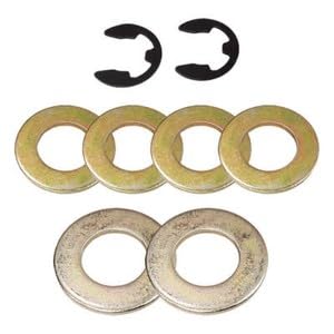 #US Spare Part for 12000029 121748X 121749X 2 Clips 4 WASHERS Inner 2 WASHERS Outer, 8-Parts 9040H