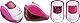 Maped 30249 - Bleistift-Anspitzer, Dosen-Anspitzer mit selbstschließendem Deckel CLEAN, für dünne und dicke Stifte - blau, grün, pink