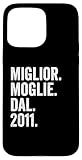 miglior moglie dal 2011 | anni 14 anniversario matrimonio custodia per iphone 15 pro max