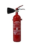[page_title]-Feuerlöscher 2 kg CO2 Kohlendioxid EDV geeignet, EN 3 inkl. ANDRIS® Prüfnachweis mit Jahresmarke & ANDRIS® ISO-Symbolschild Folie