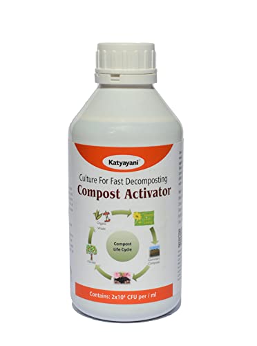 Katyayani Compost Activator Bio Decomposing Culture | 1 Ltr x 1 | Waste to Fertilizer for Farming & Home Gardens