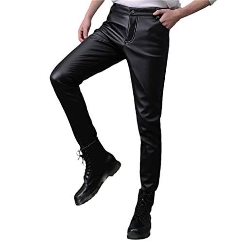 Pantalon de moto en cuir synthétique souple pour éliminer la raideur
