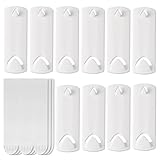 Picture Hangers for Sawtooth and Wire Frame, Wanfoou 10 Sawtooth Picture Hangers/Wire Back Hangers, 12 Large Removable Adhesive Strips, Invisible Adhesive Picture Hanger, No Nails Picture Hooks