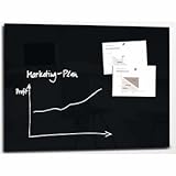Sigel Glas-Magnetboard artverum 120x90cm schwarz