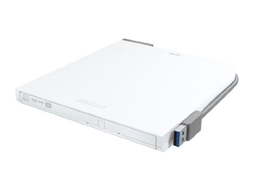 Amazon.co.jp: BUFFALO USB3.0 ポータブルDVDドライブ フラット