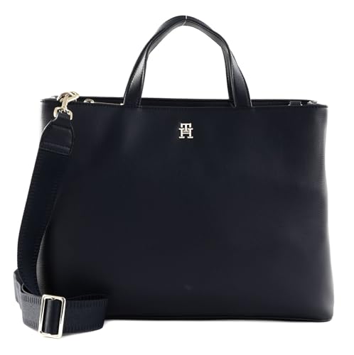 Tommy Hilfiger Women'Sth Essential Sc Workbag Corp Satchels, Space Blue, One Size