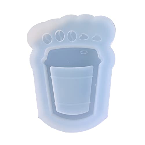 Quicksand Silicone Molds Drinking Cup Coffee Milk Shaker Molds For Epoxy Resin