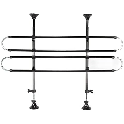 Heininger 3048 PortablePET Pet Partition (Adjustable 27" to 45"),Black Cover