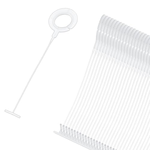 ccHuDE 1000 Pcs Plastic J Hook Fasteners Clothing Price Tag Fasteners Hanging Tag Fasteners Clothes Tag Barbs Clothes Tagging Fasteners