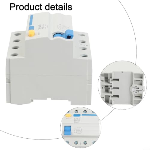 Disyuntor ML1E-63 3P+N con protección FI de 400V para cuadros eléctricos residenciales 6